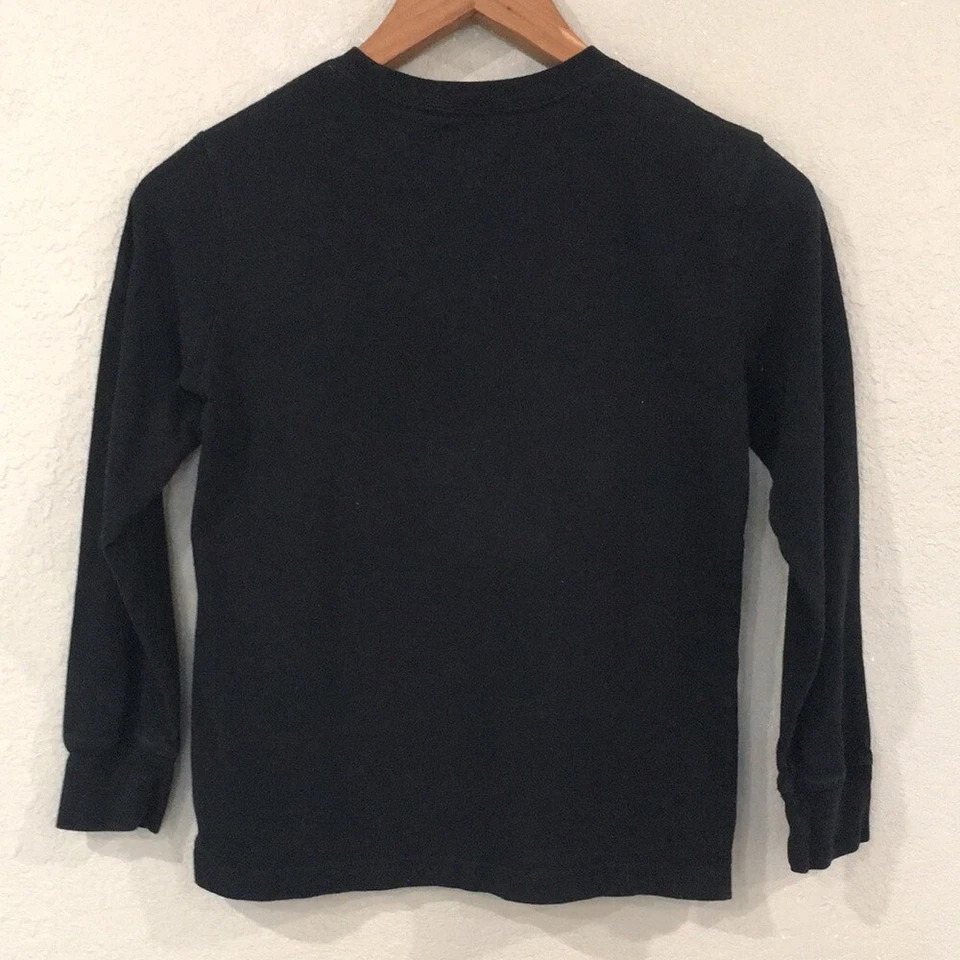 Camisa Jersey Circo Boys Talla M 8/10 Negra Manga Larga Camiseta 100% Algodón Minimalista Foto 2 de 4