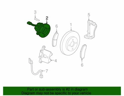 Conjunto de buje de iones de cobalto genuino GM 2003-2010 Chevrolet Pontiac Saturn 22701516 Foto 2 de 2
