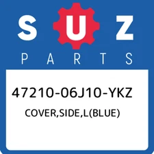 47210-06J10-YKZ Suzuki Cover,side,l(blue) 4721006J10YKZ, New Genuine OEM Part