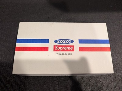 Supreme x TOYO T-190 Mini Tool Box - RED - Complete with Original