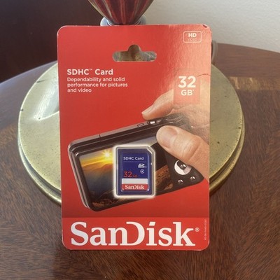 SanDisk SDHC (Secure Digital High Capacity) Memory Card, 32GB