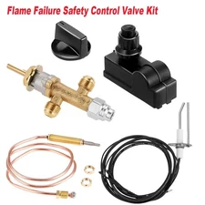 Low Pressure Propane Gas Fire Pit Flame Failure Safety Control Valve Kit Replace