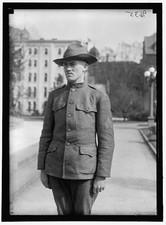 Photo:World War I Soldier in Uniform Outdoors 1916-1918