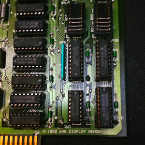 Graphics Development Labs A-1020 64K Display Memory PCB Card, Card Edge 2-Row