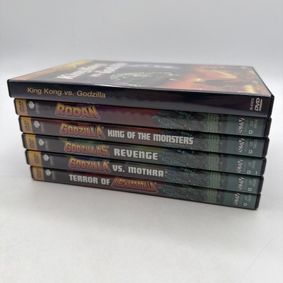 Godzilla DVD Lot Of 6 - Rodan, Mechagodzilla, Vs Mothra, Vs King Kong, Revenge