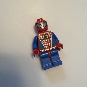 LEGO Spider-Man 1 Tobey Maguire Minifigure spd001 Silver Webbing From 4851 4852