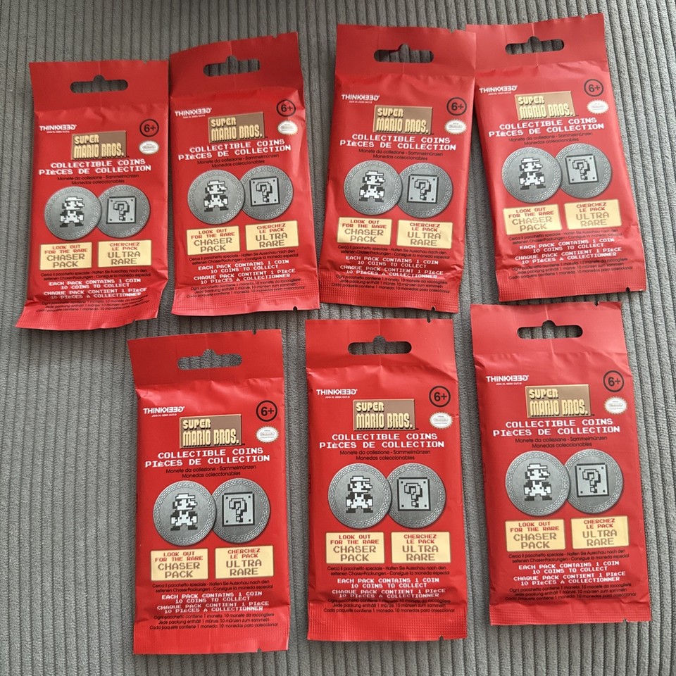 Super Mario Bros Collectible Coin Thinkgeek Nintendo - NEW