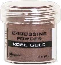 Ranger Embossing Powder-Rose Gold Metallic - 3 Pack
