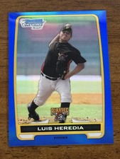 2012 Bowman Chrome Prospects Blue Refractor #BCP70 Luis Heredia #'d 133/250