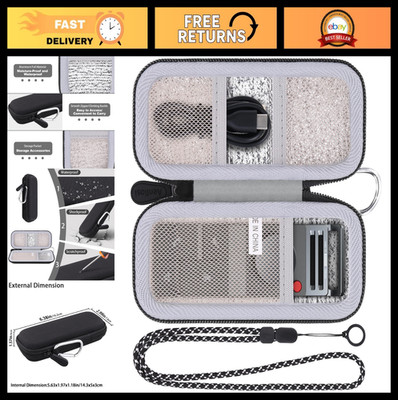 AI Voice Recorder Hard Case, Smart Meeting Notes Organizer, Black - Case Only