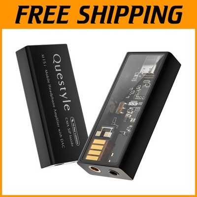 High-Resolution USB DAC Headphone Amp - 4.4mm & 3.5mm Outputs for Optimal Audio