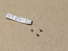 Lot Of 3 Vintage NOS FHF 6-3/4-123 Balance Staffs Parts Spares Repairs 