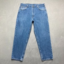 Carhartt B17 Jeans Mens 38x30 Blue Relaxed Fit Heavy 100 Cotton Denim Workwear