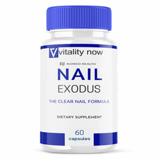 Nail Exodus Clear Nail Formula Nail Health Support Supplement 1 Bottle 
