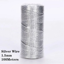 2mm 100M Macrame Cord Rope Cotton Twine Thread String Crafts DIY Sewing Handmade