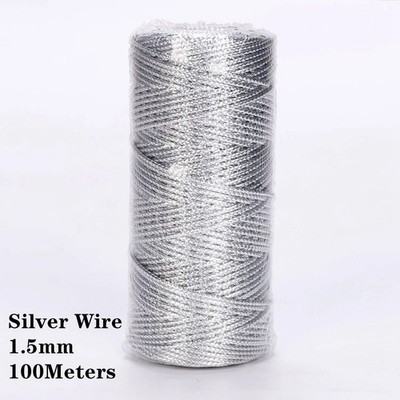 2mm 100M Macrame Cord Rope Cotton Twine Thread String Crafts DIY Sewing Handmade