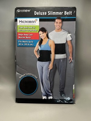Renew Deluxe Slimmer Belt Trimmer Core Support Microban Up To 40 Inch Wai