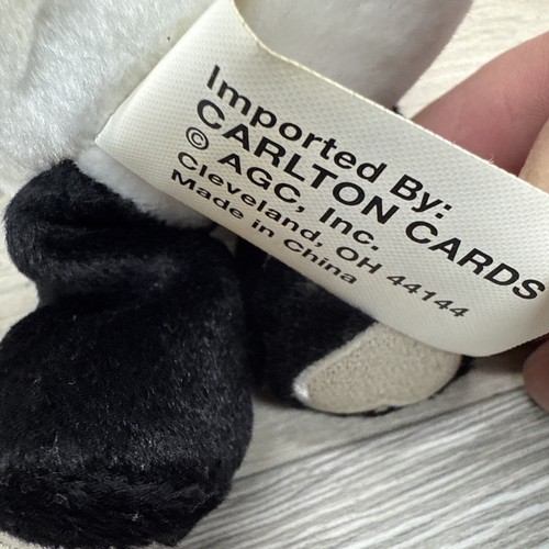 Raro 2004 Carlton Cards Perfect Panda Care Oso Primo Flor Gorro 8" con etiquetas - Imagen 5 de 8