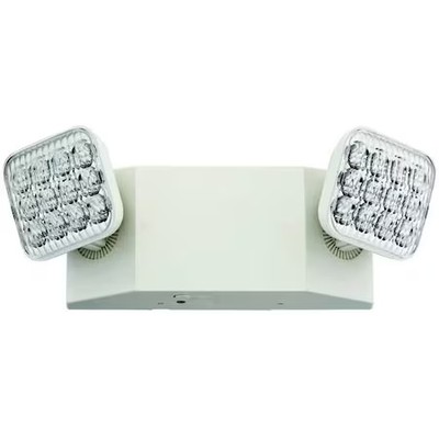 Lithonia Lighting Eu2c Led Led Emergency Light, Dual Lamp Head, Damp Location,