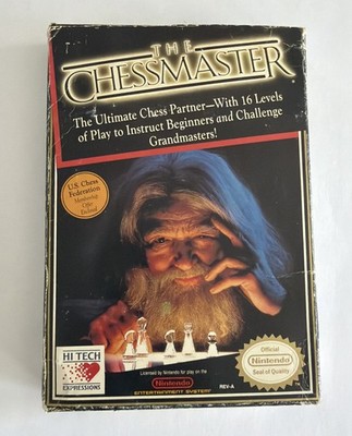 The Chessmaster (Nintendo NES Video Game) Complete in Box /  CIB