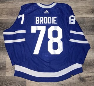 Tj Brodie Game Worn Used Jersey 2023 24 Season