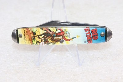 Vintage, Novelty Knife Co., Red Ryder, Western Themed Pocket Knife. U.S.A.