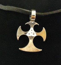 Celtic Cross Trinity Necklace Lobster Claw Clasp Adjuster Chain 16-18 in