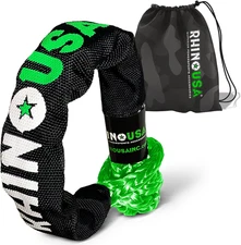 Synthetic Soft Shackle Rope (1-Pack) - 3/8 Inch X 22 Inch (31,400Lb Min Break St