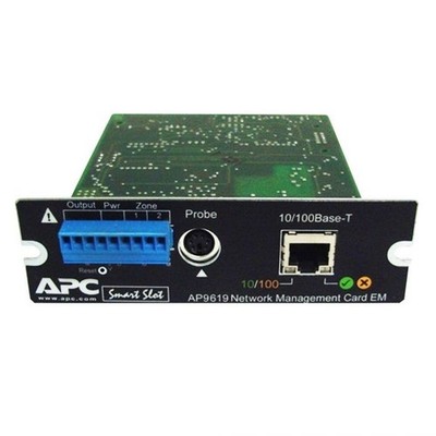 APC AP9619 Network Management Card EM 10/100Base-T , 640-0827A-08 , 640-0826B-13