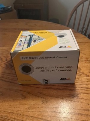 Axis M3024-LVE Outdoor Indoor Network Security Camera 720p IR IP66 White PoE
