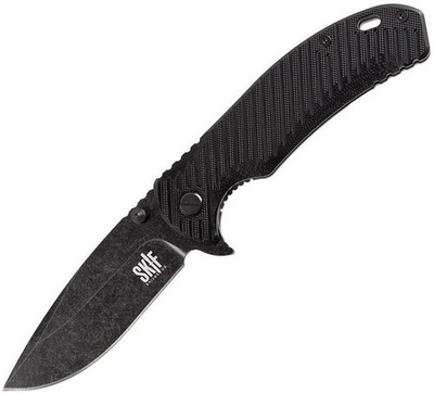 SKIF Knives Sturdy Folding Frame Lock Steel Blade Black G10 Handle - 420SEB