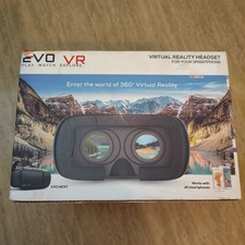 EVO VR - Virtual Reality Headset for All Smartphones - IOS  Android - Blk