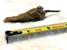 Vintage Hollow Cast Lead Barclay/Manoil Soldier Sharp Shooter Sniper WWII