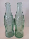 2 Vintage Coca Cola 6 oz Green Glass Bottle:  PHOENIX, ARIZONA