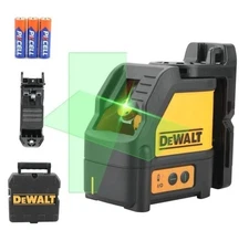 DeWalt DW088CG 165 ft. Green Beam Self-Leveling Cross Line Laser Level In Box