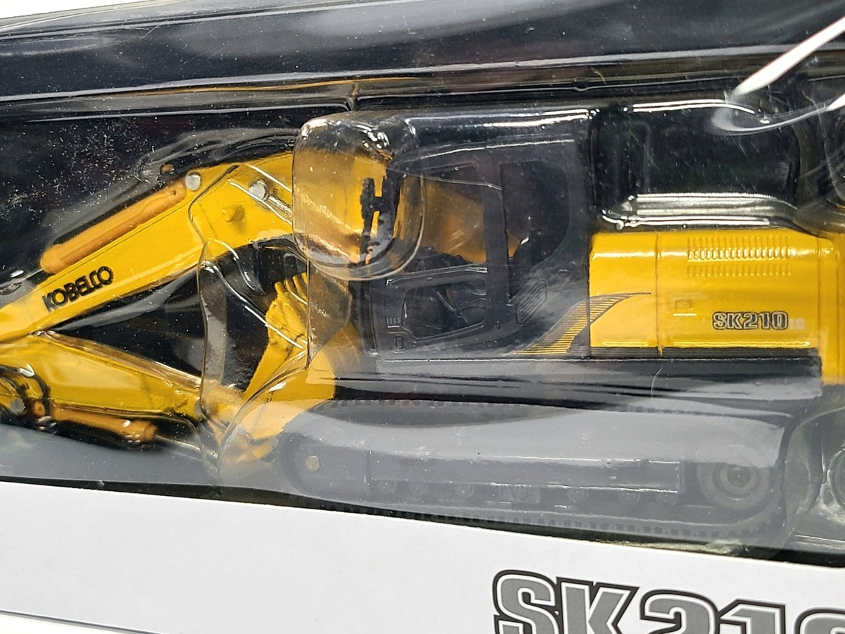 Kobelco SK210LC-9 Excavator - Yellow - China 1:43 Scale Diecast