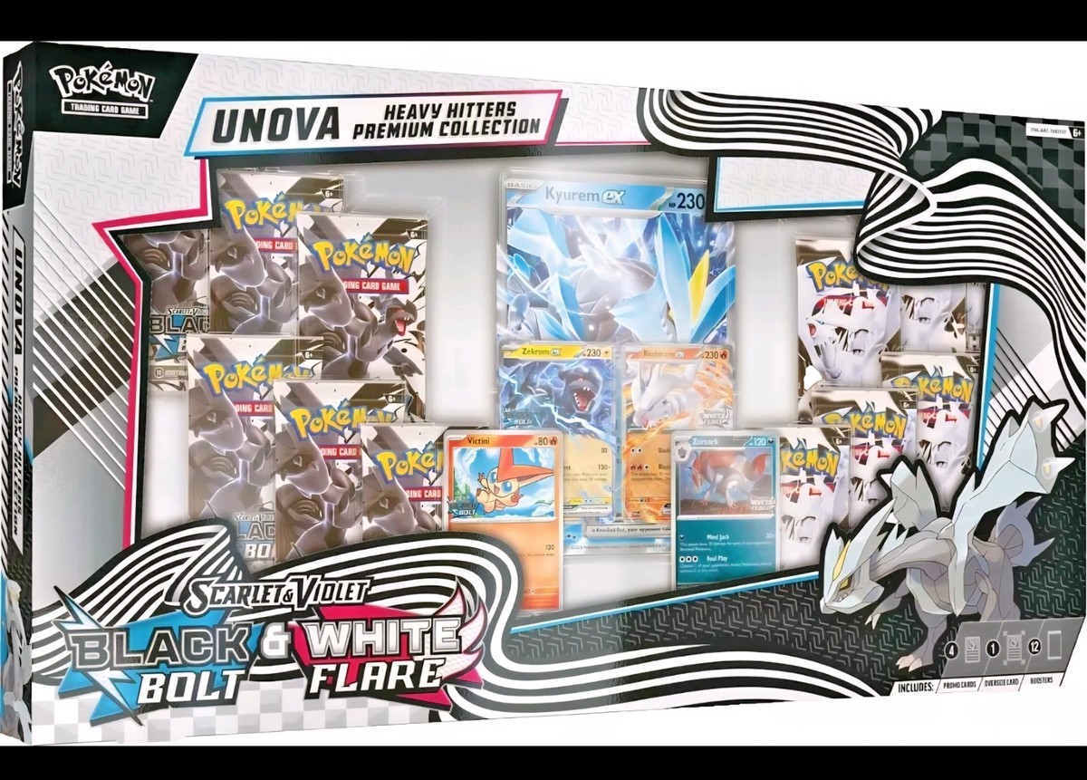 Pokemon Unova Heavy Hitters Costco Premium Collection Black Bolt