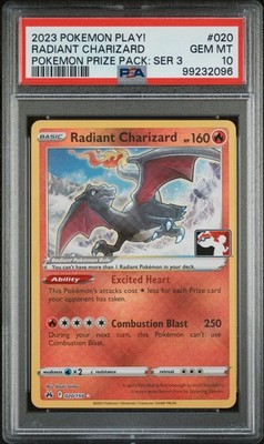 2023 POKEMON ENGLISH PRIZE PACK SERIES 3 #020 RADIANT CHARIZARD
