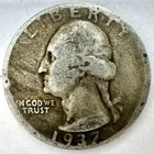 1937-D Washington Quarter Semi-Key .900 Silver