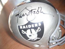 Ken Stabler & Fred Biletnikoff autographed Mini-Helmet Los Angeles Raiders