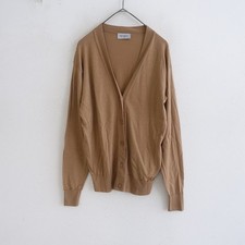 JOHN SMEDLEY V-Neck Merino Wool Knit Cardigan Size M