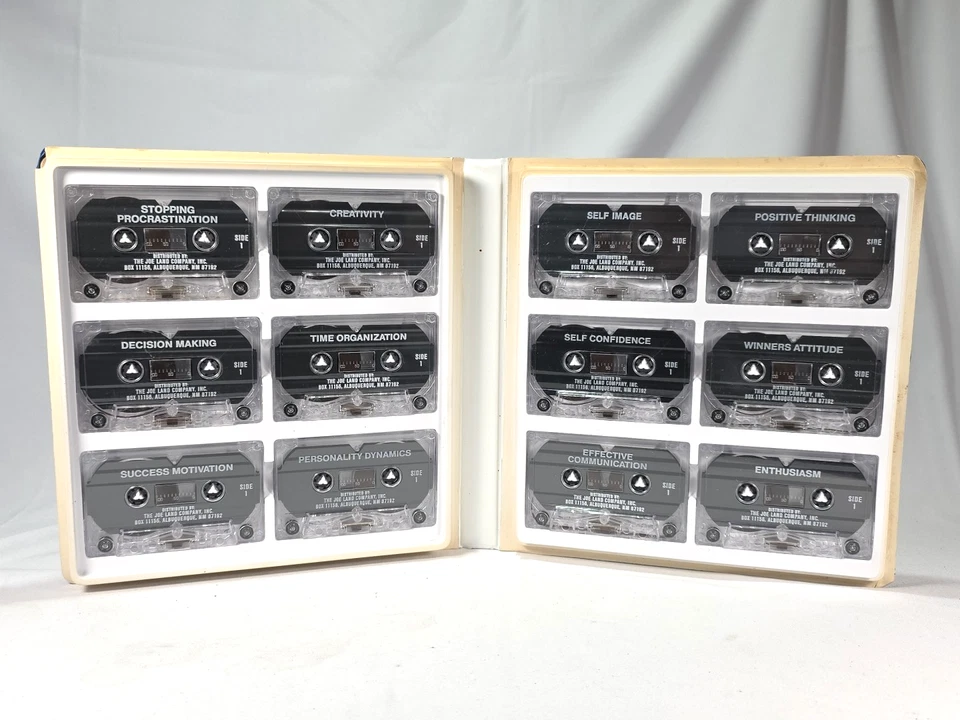 Винтажный набор из 12 кассет Program Yourself For Success The Joe Land Company - Изображение 3 из 4