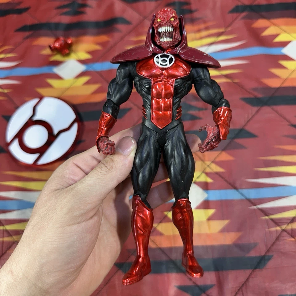 Boneco de ação DC Direct Blackest Night Series 1 Red Lantern Atrocitus 7” polegadas - Imagem 2 de 4