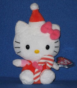 candy cane beanie baby