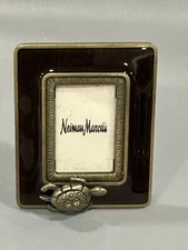 JAY STRONGWATER Turtle Enameled Miniature Picture Frame Neiman Marcus Swarovski