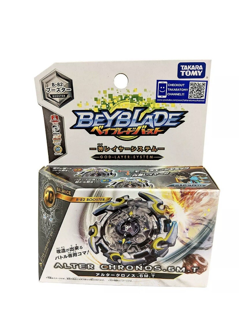 Beyblade Burst Takaratomy B-82 Alter Chronos.6M.T Balance Booster Spin Top