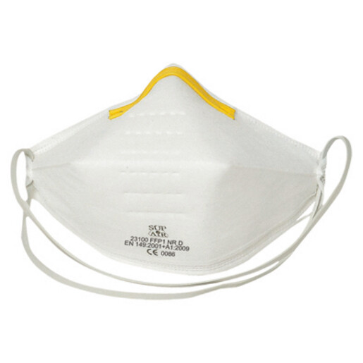 Masque FFP1 NR D Coverguard MO23100 en carton de 240 pièces pour chantiers