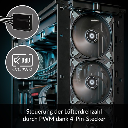 ARCTIC P14 Max High-Performance 140mm Enclosure Fan Case Fan PC Cooler 14cm - Picture 3 of 8