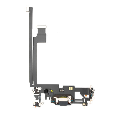Charging Port Flex + Mic For Apple iPhone 12 Pro Max - Blue (Premium Quality)