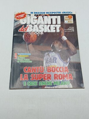 Zeitschrift GIGANTEN DES BASKETBALLS Jahr 1991 Ausgabe 19 CANTU' BOCCIA SUPER ROMA